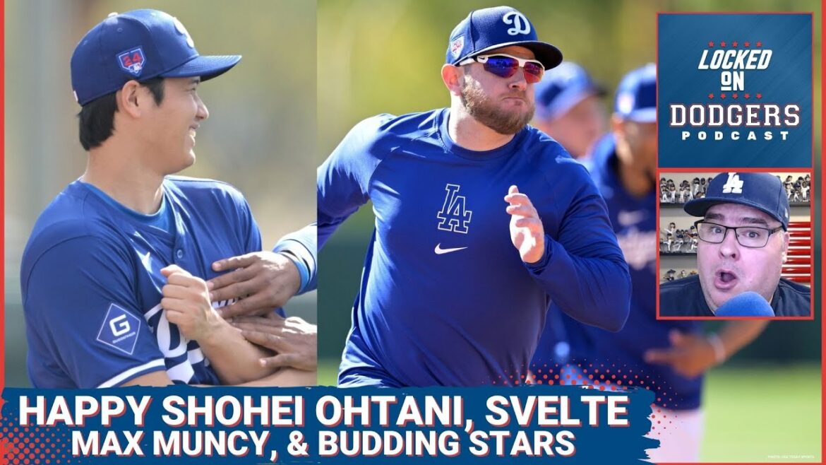 Los Angeles Dodgers Have Shohei Ohtani Laughing and Smiling + Max Muncy is Lean and Mean this Spring