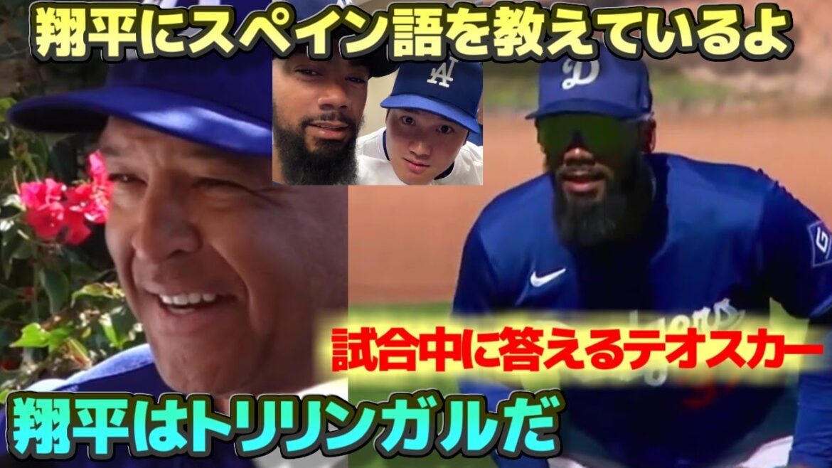 Teoscar Hernandez interviewed during the game He teaches Spanish to Shohei Ohtani and is also learning Japanese Coach Roberts Shohei is trilingual Japanese translation subtitles included