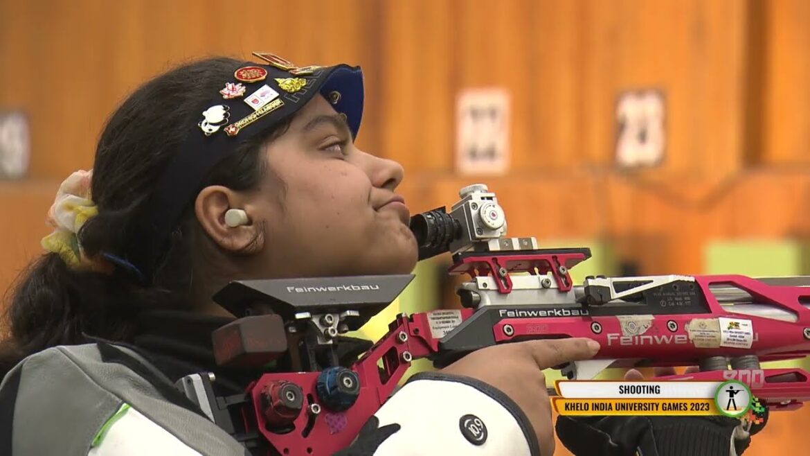 Shooting - Finals, 10m Air Rifle Mixed Team | Khelo India University Games 2023, Guwahati