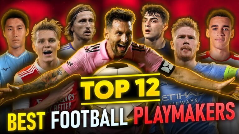 TOP 12 Best PLAYMAKERS In The World | Messi and Other GOATs