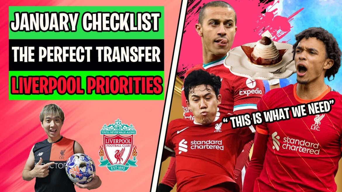 Liverpool Full January Task Checklist - Transfers, Tactics and Mont Blanc Cake