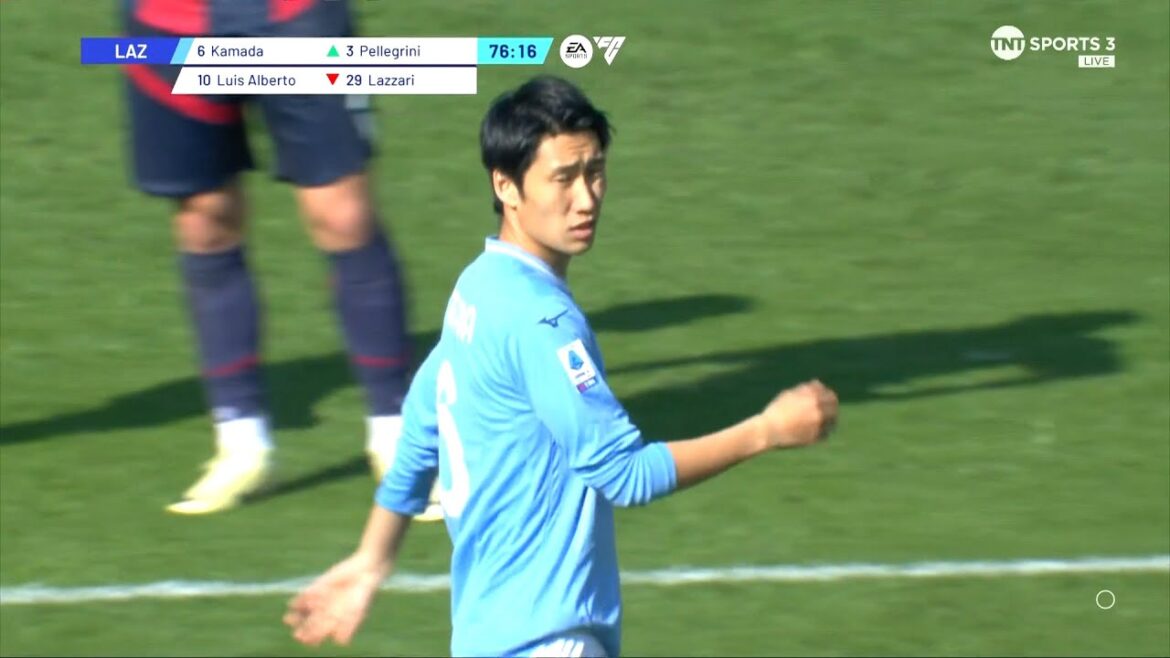 Watch Daichi Kamata play 15 minutes against Bologna.  (2024/02/18)