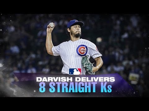 Darvish fans eight straight Darvish fans eight straight