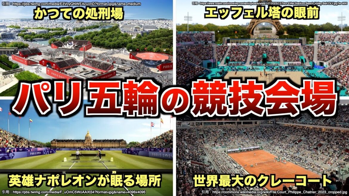 11 venues for the 2024 Paris Olympics