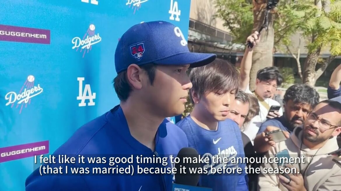 After surprise marriage reveal, Shohei Ohtani says his wife is 'a normal Japanese woman' | Shohei Ohtani