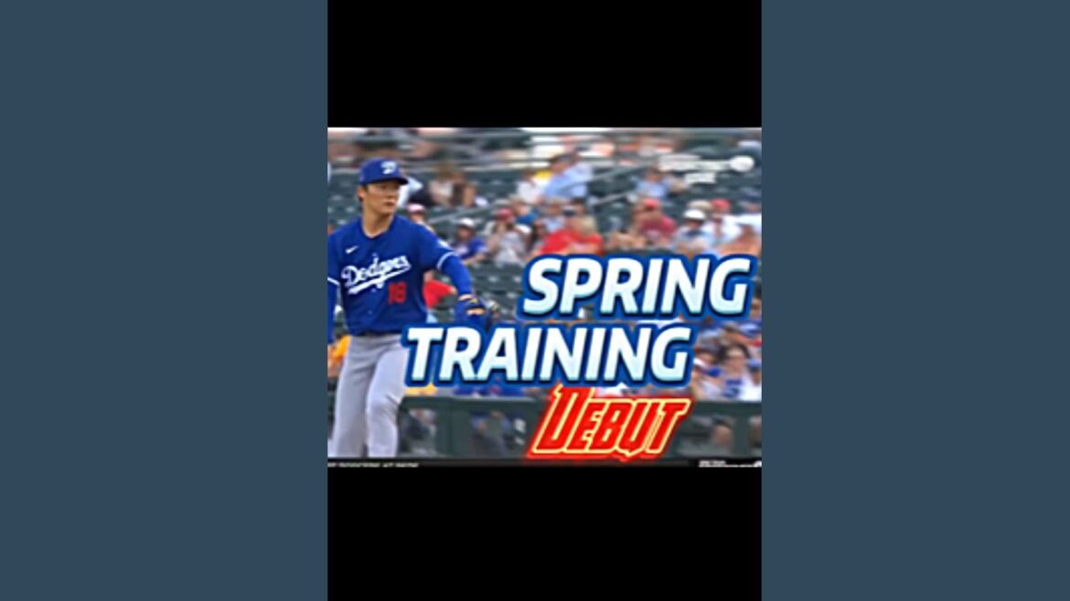 yoshinobu yamamoto spring training Debut 💪 yoshinobu yamamoto spring training Debut 💪