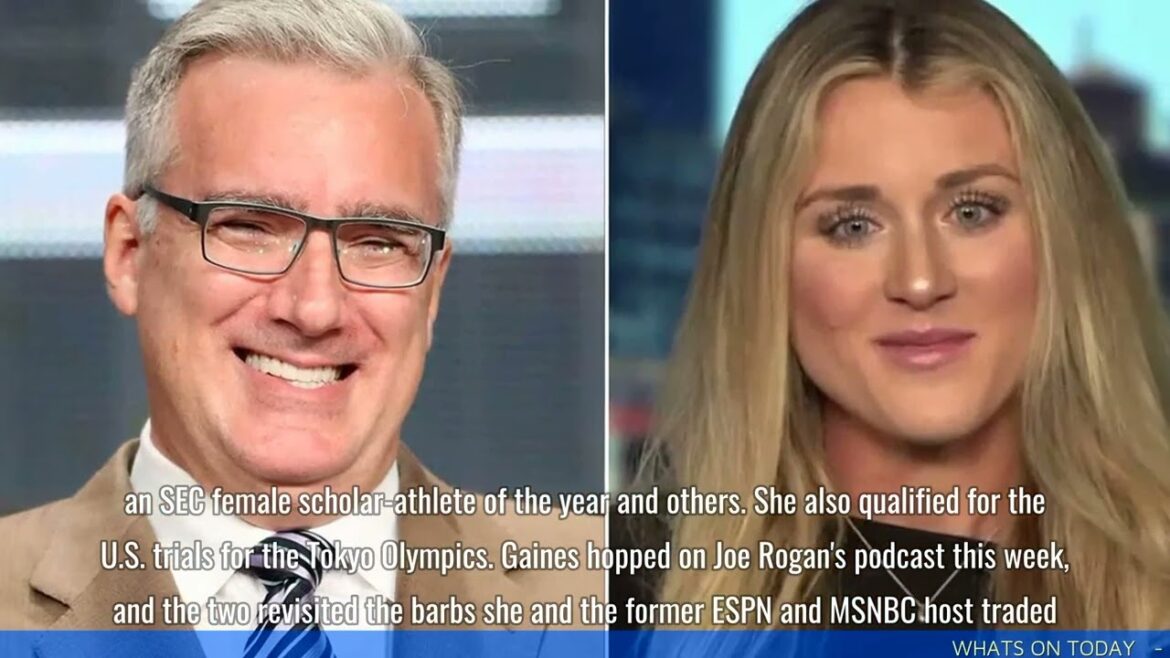 Riley Gaines reacts to feud with Keith Olbermann: ‘He still lives with his mom in her basement’ Riley Gaines reacts to feud with Keith Olbermann: 'He still lives with his mom in her basement'