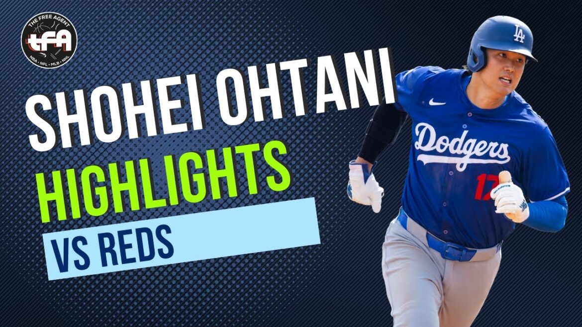 Shohei Ohtani: his highlights against the Reds (March 8, 2024)