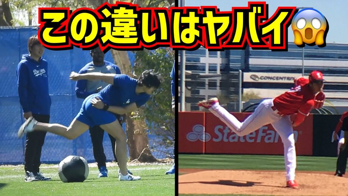 impact!  ️The difference in size is crazy😱Comparing it to Otani from 6 years ago today... Buehler's golf story[Local video]ShoheiOhtani Dodgers