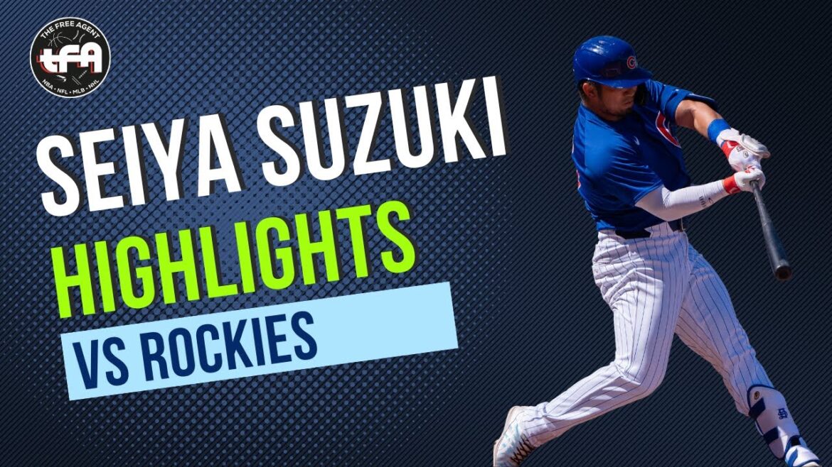 Seiya Suzuki: his highlights against the Rockies Seiya Suzuki: his highlights against the Rockies