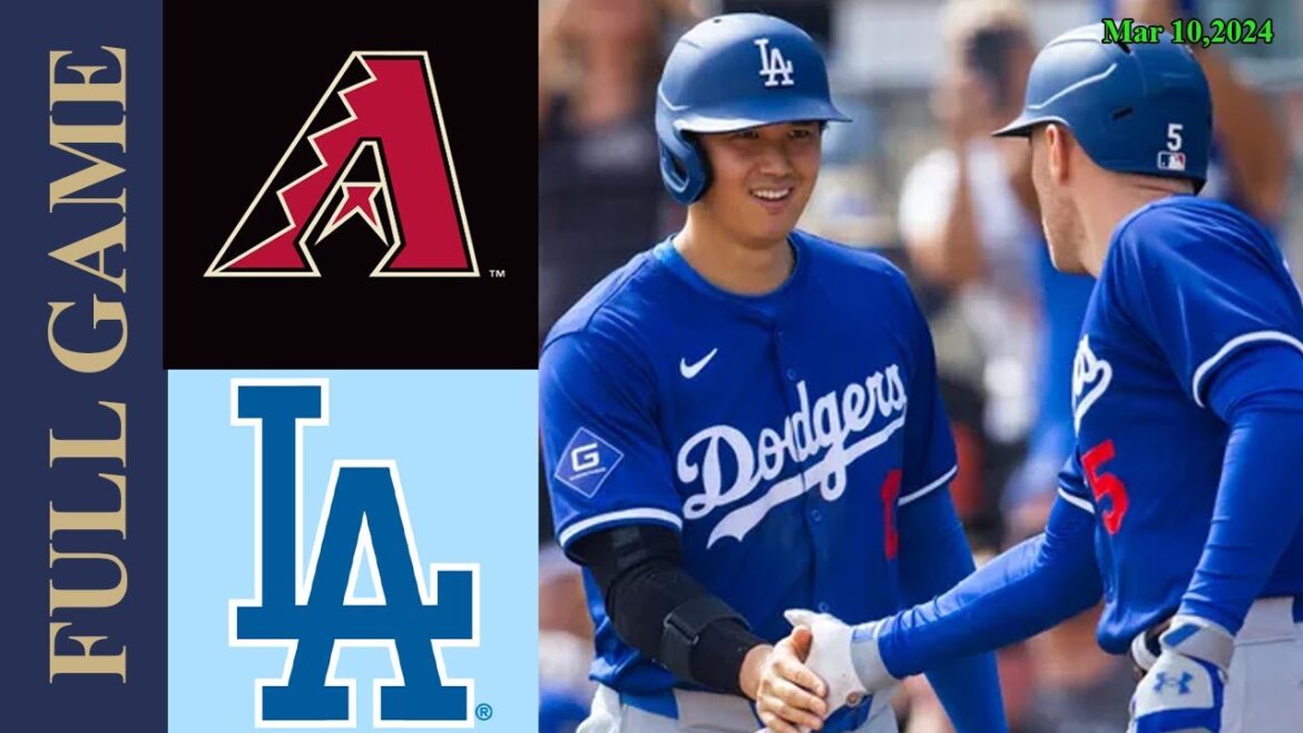 D-backs Vs. Dodgers Full Game Highlights  Mar 10, 2024 | MLB Highlights | Spring Training.