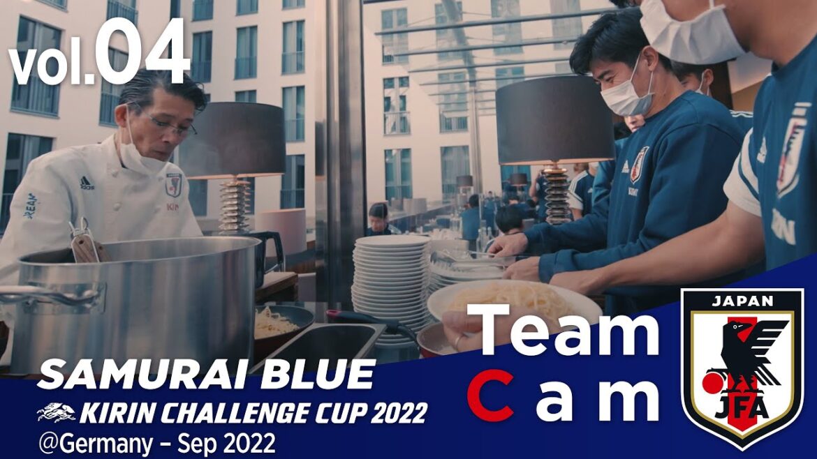 Team Cam vol.04｜Behind the scenes of the team chef who supports the players｜KIRIN CHALLENGE CUP 2022＠Germany – Sep 2022