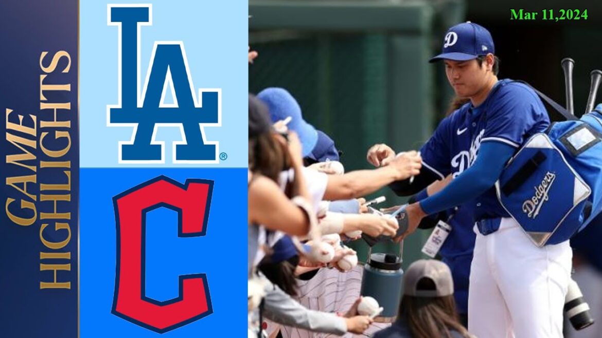 Dodgers Vs. Guardians Full Game Highlights Mar 11, 2024 | MLB Highlights | Spring Training. Dodgers Vs. Guardians Full Game Highlights Mar 11, 2024 | MLB Highlights | Spring Training.