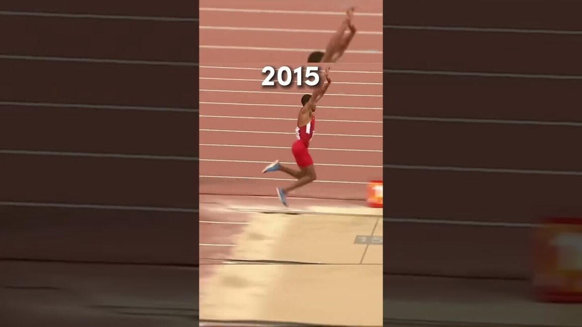 Only man who won Olympic Gold with different legs🤯#athletics #trackandfield #sports #offsidelegal