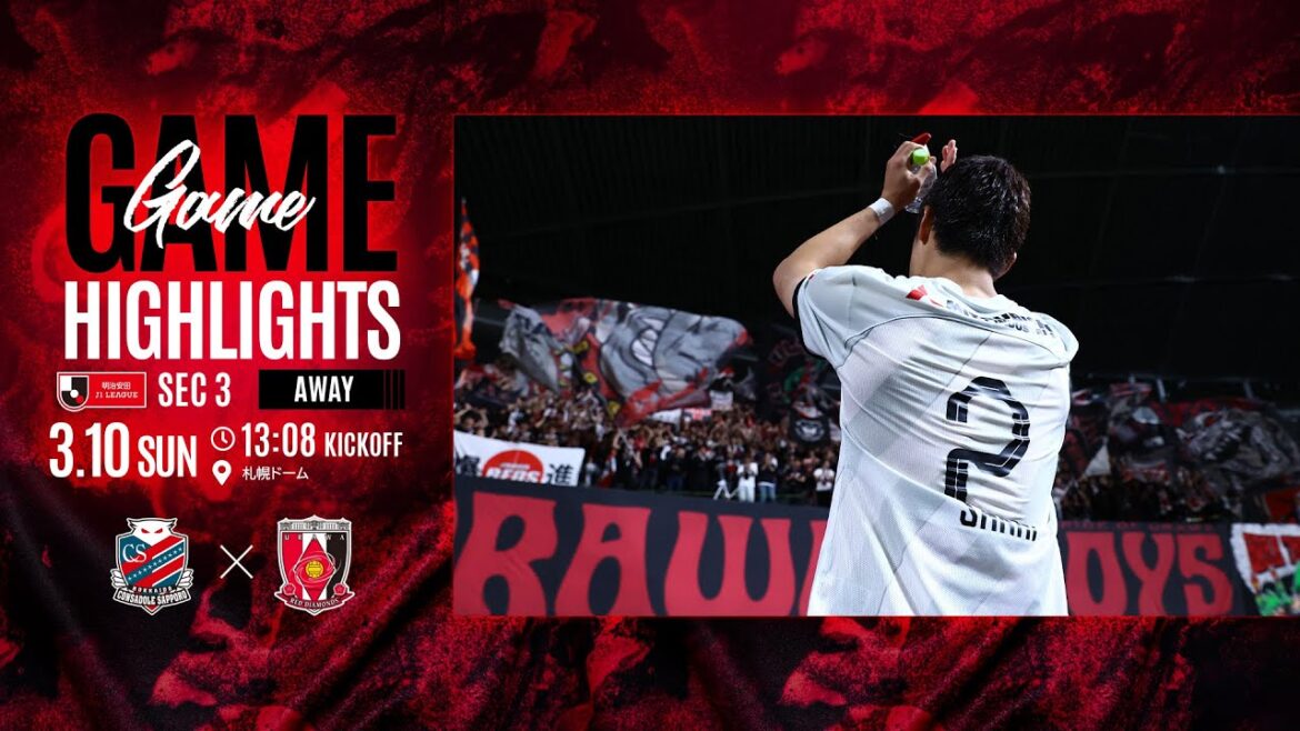 Meiji Yasuda J1 League Round 3 Hokkaido Consadole Sapporo vs Urawa Reds