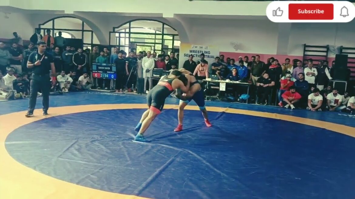 deepak punia 🆚 sanjeet kundu 86 kg ||  free/style wrestling olympic qualify trials #wrestling #video
