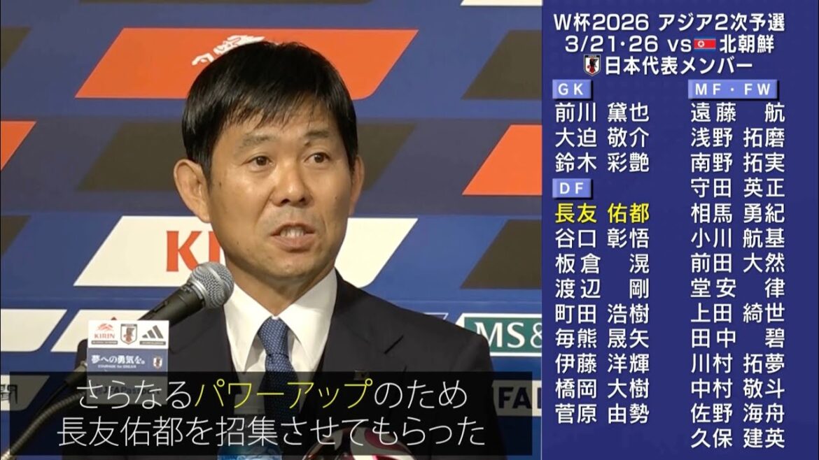 [Japan Soccer National Team]37-year-old Yuto Nagatomo joins the squad! Director Moriyasu: ``We invited Nagatomo to further power up''