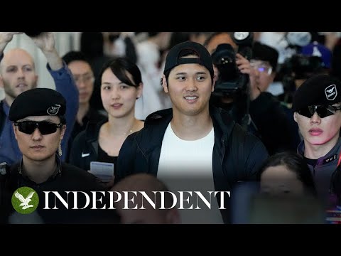 LA Dodgers Shohei Ohtani arrives in South Korea after revealing new wife LA Dodgers Shohei Ohtani arrives in South Korea after revealing new wife