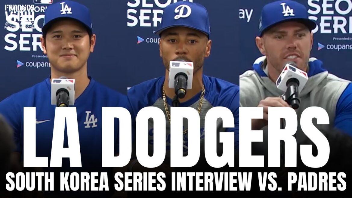 Shohei Ohtani, Mookie Betts & Freddie Freeman Discuss South Korea/Japan Respect, Facing Yu Darvish