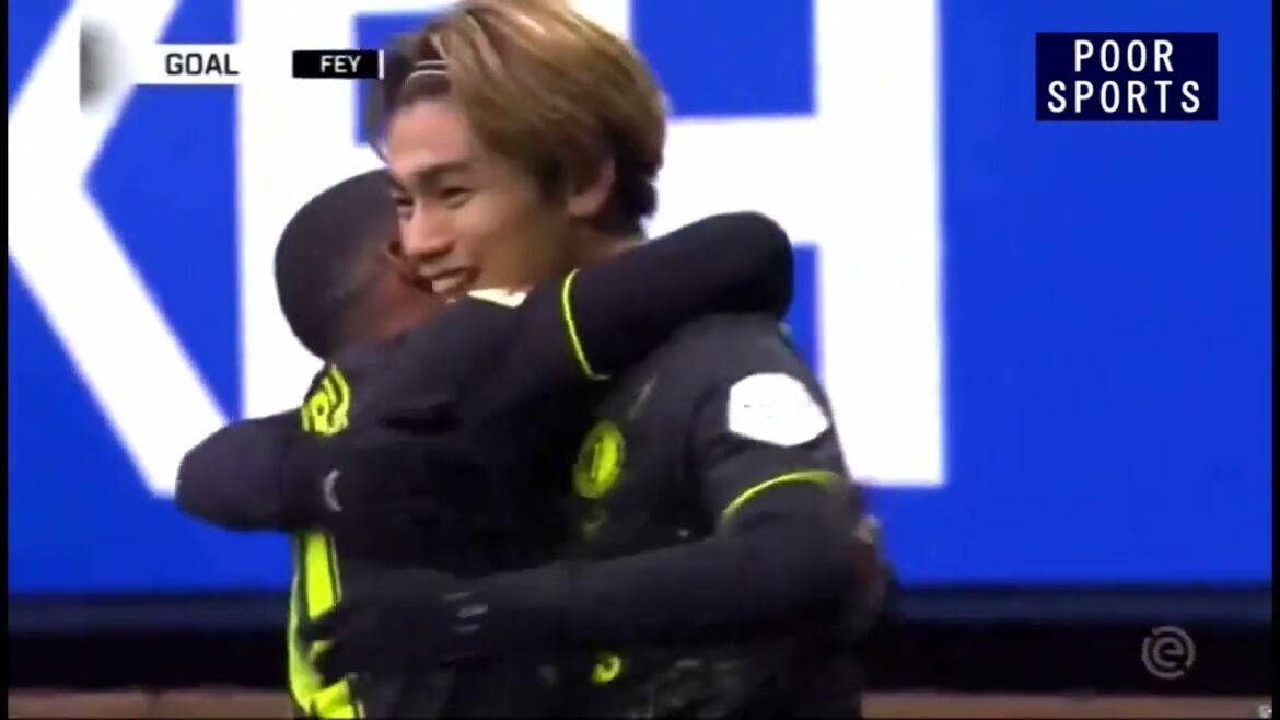 Kiyo Ueda comes from behind to score the winning goal! AYASE Ueda celebrated by the entire team 2024/03/17