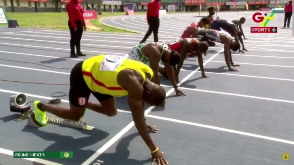 GHANA’S BENJAMIN AZAMATI & 2 OTHERS WIN MEN’S 100M HEAT | AFRICAN GAMES 2023