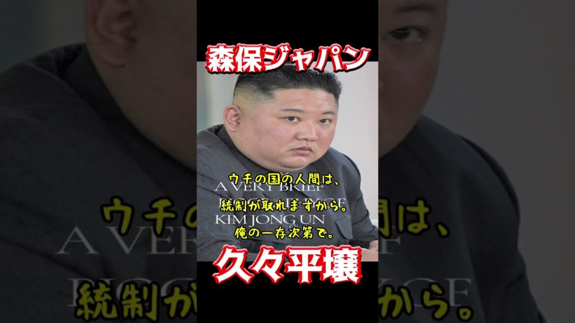 Moriho Japan, Pyongyang after a long time