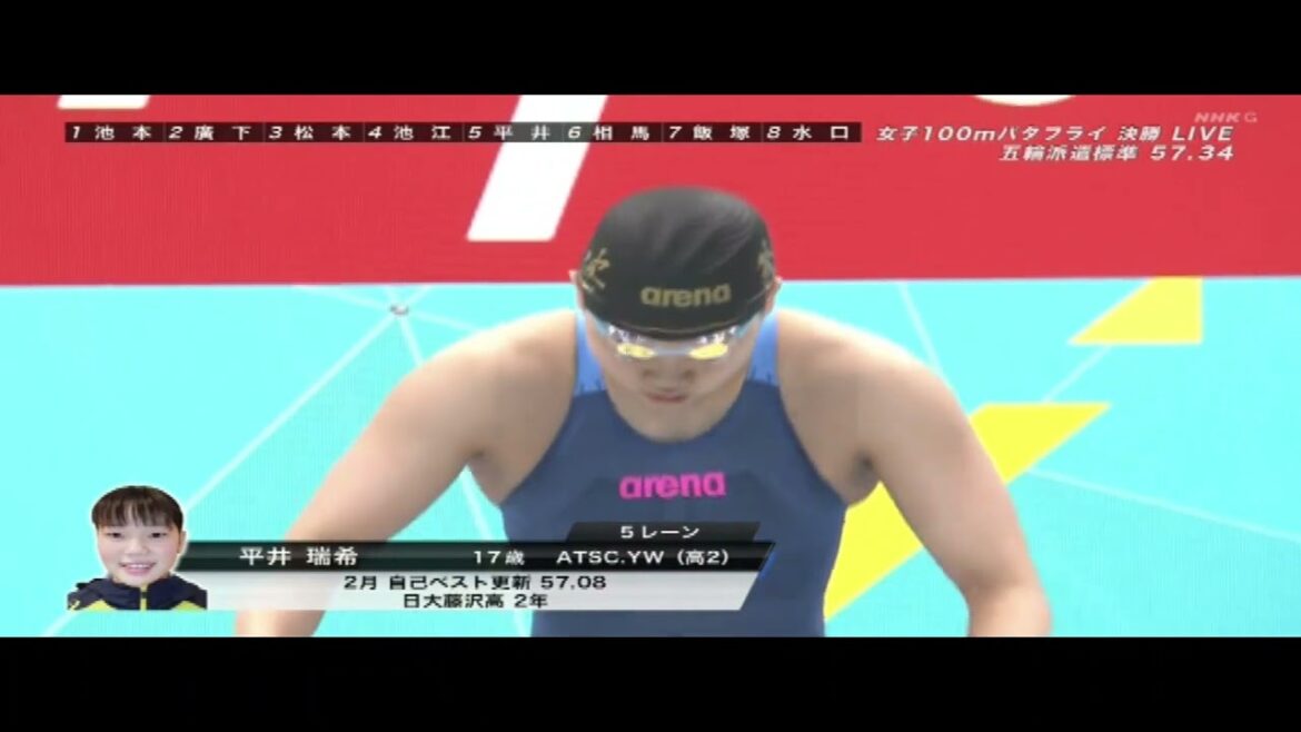 [Limited time release]2024JAPAN Women's 100M Butterfly