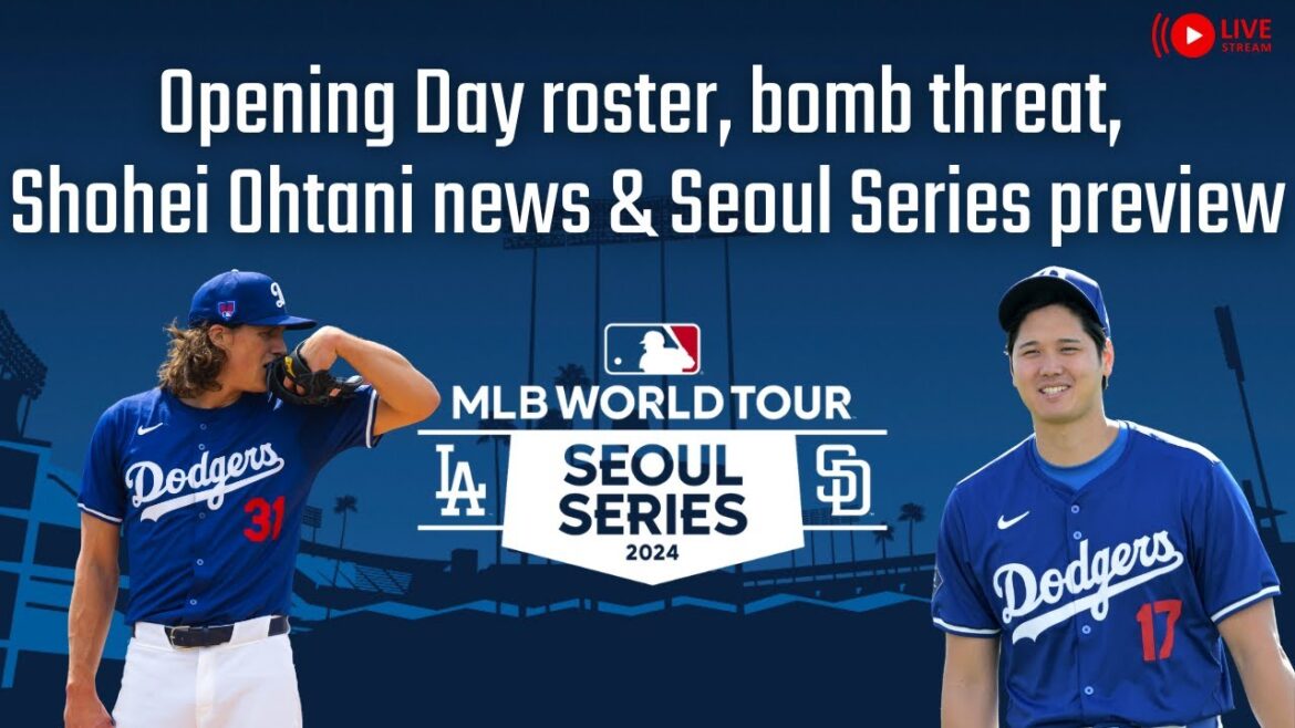 DodgerHeads Live: Injuries impacting Dodgers Opening Day roster, bomb threat & Shohei Ohtani update