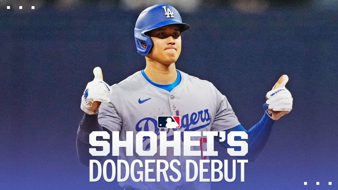 Shohei Ohtani's FIRST GAME as a Dodger! (First hit, base, RBI AND MORE stolen!) | Shohei Ohtani Highlights
