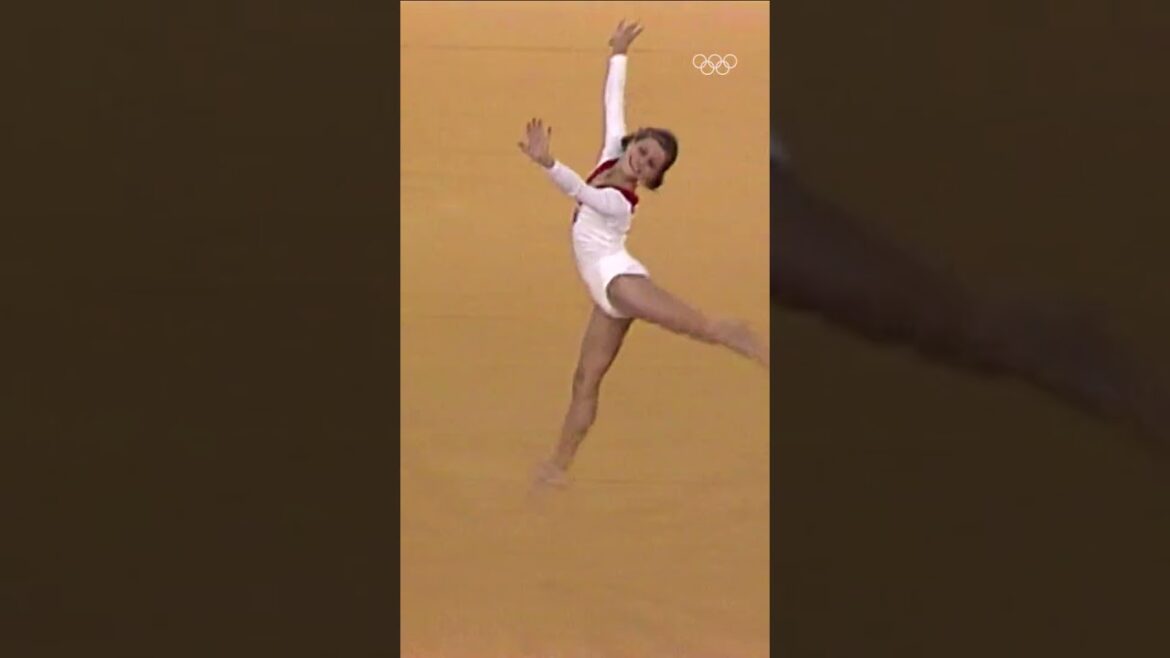 Throwing it way back to 1972 with Olga Korbut's floor routine! 🕺