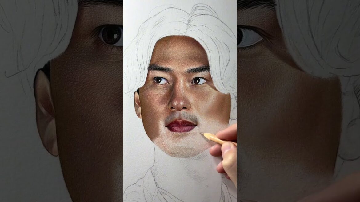 A drawing of our Blue Samourai, Takumi Minamino 🇯🇵✏️