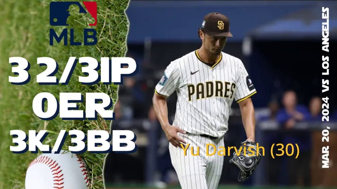 2024 MLB opening Yu Darvish March 20 | MLB highlights