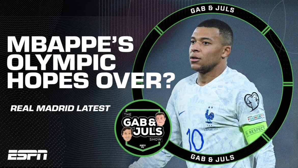 Why Real Madrid WON’T let Kylian Mbappe play at the Olympic Games | ESPN FC Why Real Madrid WON’T let Kylian Mbappe play at the Olympic Games | ESPN FC