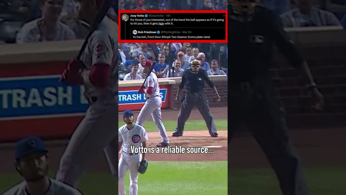 Joey Votto describes a Vicious Two Seamer from Darvish #mlb