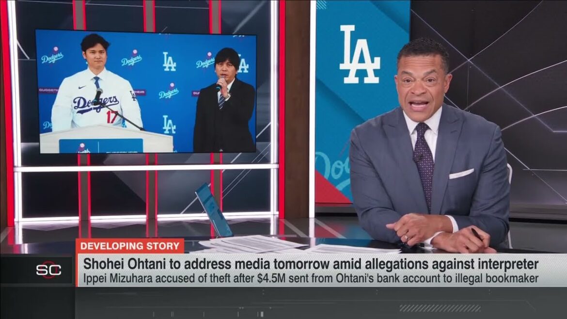 Shohei Ohtani to address interpreter situation on Monday | SportsCenter Shohei Ohtani to address interpreter situation on Monday | SportsCenter