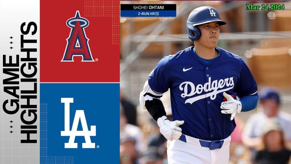 Los Angeles Angels Vs Los Angeles Dodgers Game Highlights (Today) | MLB Highlights |Spring Training.