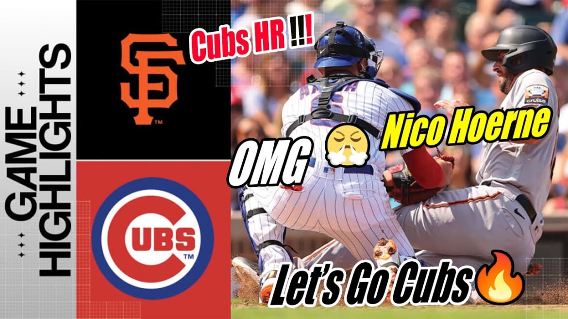 Chicago Cubs vs San Francisco Giants Runs [Nico Hoerner & Seiya Suzuki] Comeback | Cubs Let's Go