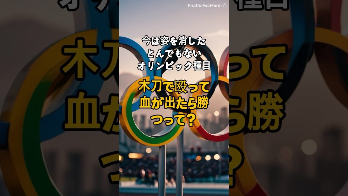 Ridiculous Olympic events that have now disappeared 🏅 #Forgotten Olympic events #Ridiculous events #Olympic history #Sports history