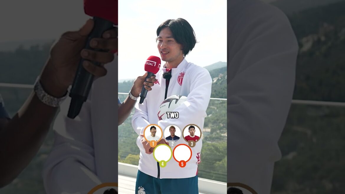 BLIND RANKINGS with TAKUMI MINAMINO 🔥 #shorts