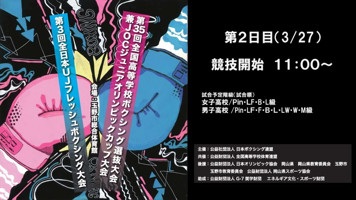 [2nd/4th day]35th National High School Selection Tournament and JOC Junior Olympic Cup Tournament