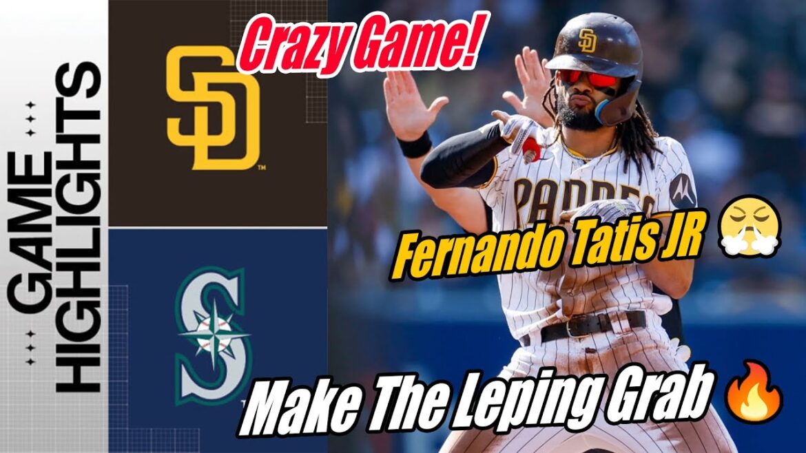 Mariners vs Padres[Fernando Tatis JR] Make The Leping Grab Highlights Today | Padres Go!