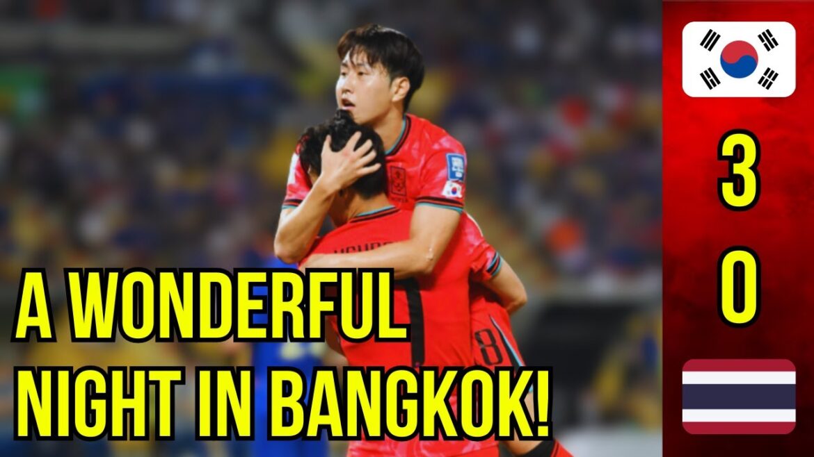 Son Heung-Min and Lee Kangin Are Brothers Again! | South Korea vs. Thailand