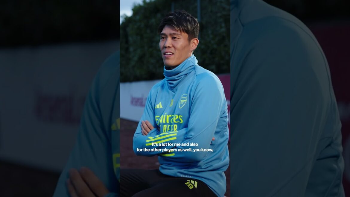 Tomiyasu on being connected with supporters | Full interview on Arsenal.com Tomiyasu on being connected with supporters | Full interview on Arsenal.com