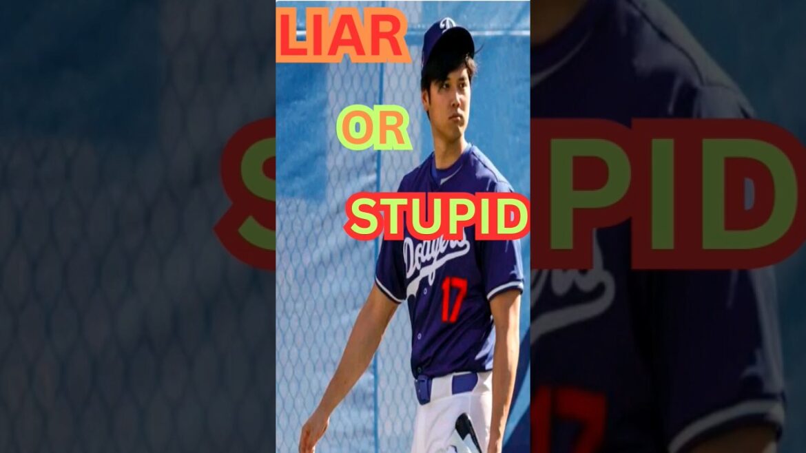SHOHEI OHTANI LIAR OR JUST PLAIN STUPID👍👎🏽YOU DECIDE VOTE IN THE COMMENTS MLB SPORTS BETTING SCANDAL