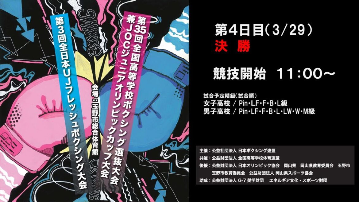 [Finals]35th National High School Selection Tournament and JOC Junior Olympic Cup Tournament