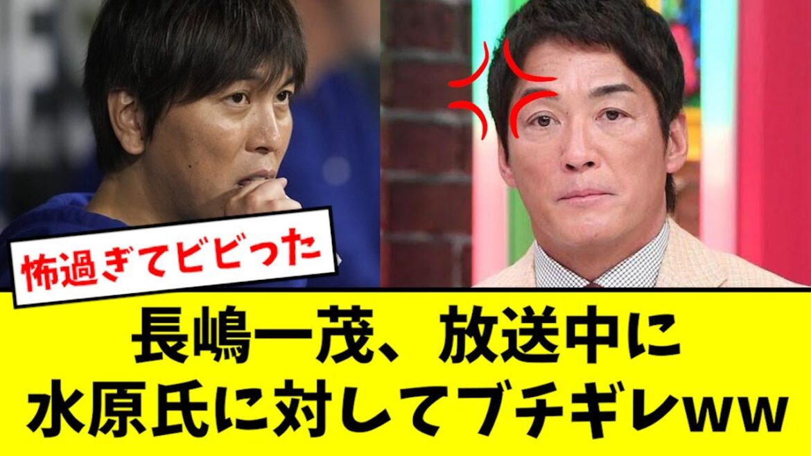 [Buchigire]Kazushige Nagashima reveals his true feelings to Mr. Mizuhara on TV wwwwww
