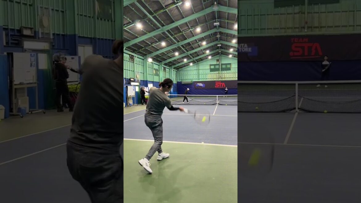 The man who became a pro by imitating Federer[#shorts]