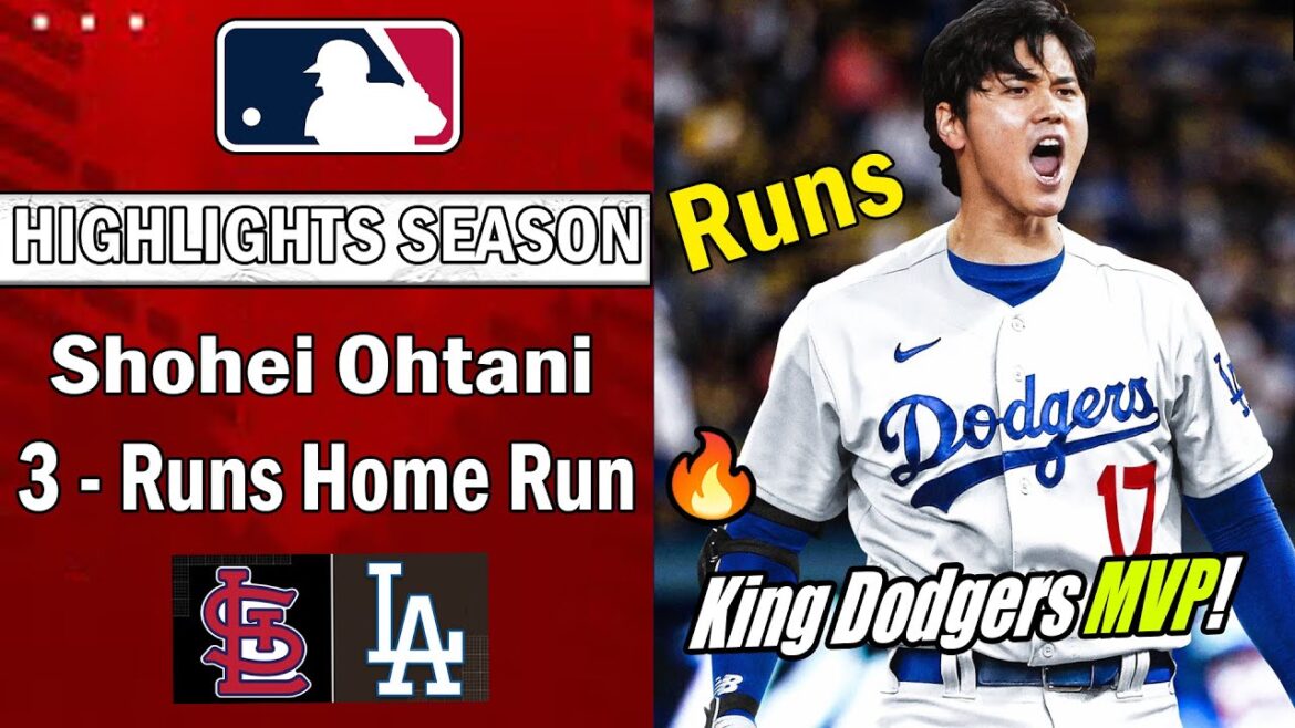 Dodgers vs Cardinals [Highlights Today] Shohei Ohtani 3 - Runs Home Run | MLB Highlights