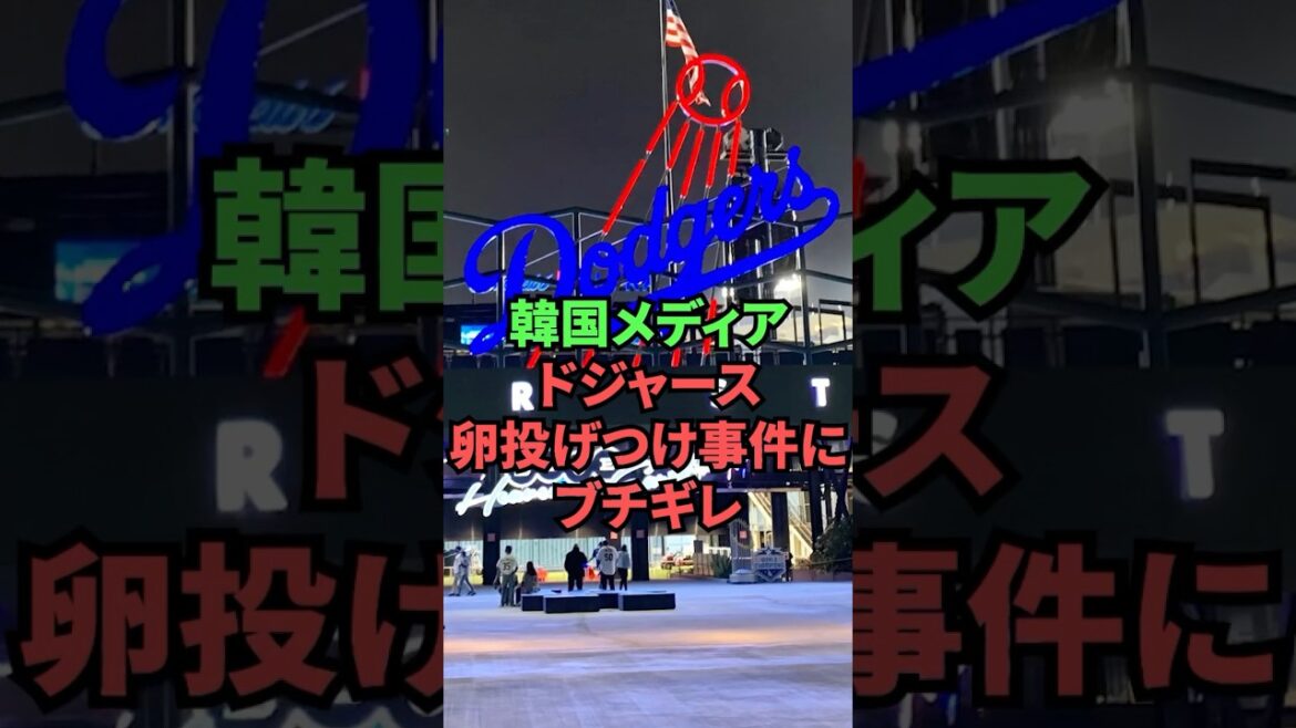 Korean media bristles over Dodgers egg-throwing incident