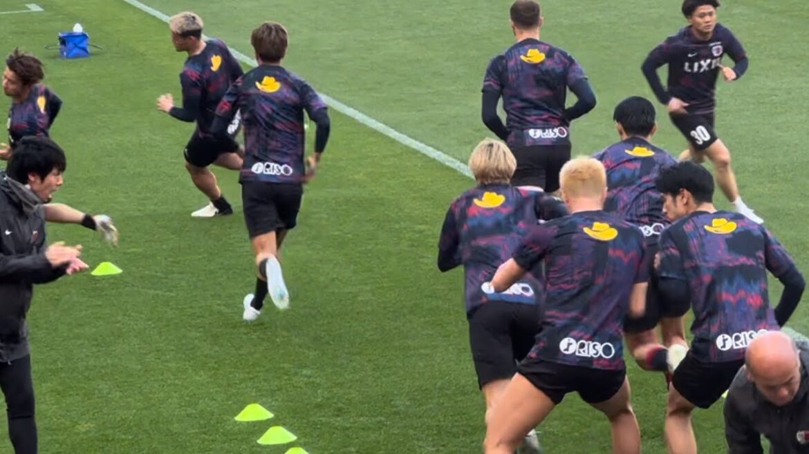 [Kashima Antlers]Iwata match, warming up for victory Kashima vs. Iwata J League